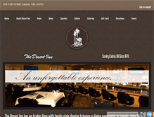 Tablet Screenshot of desertinncanton.com